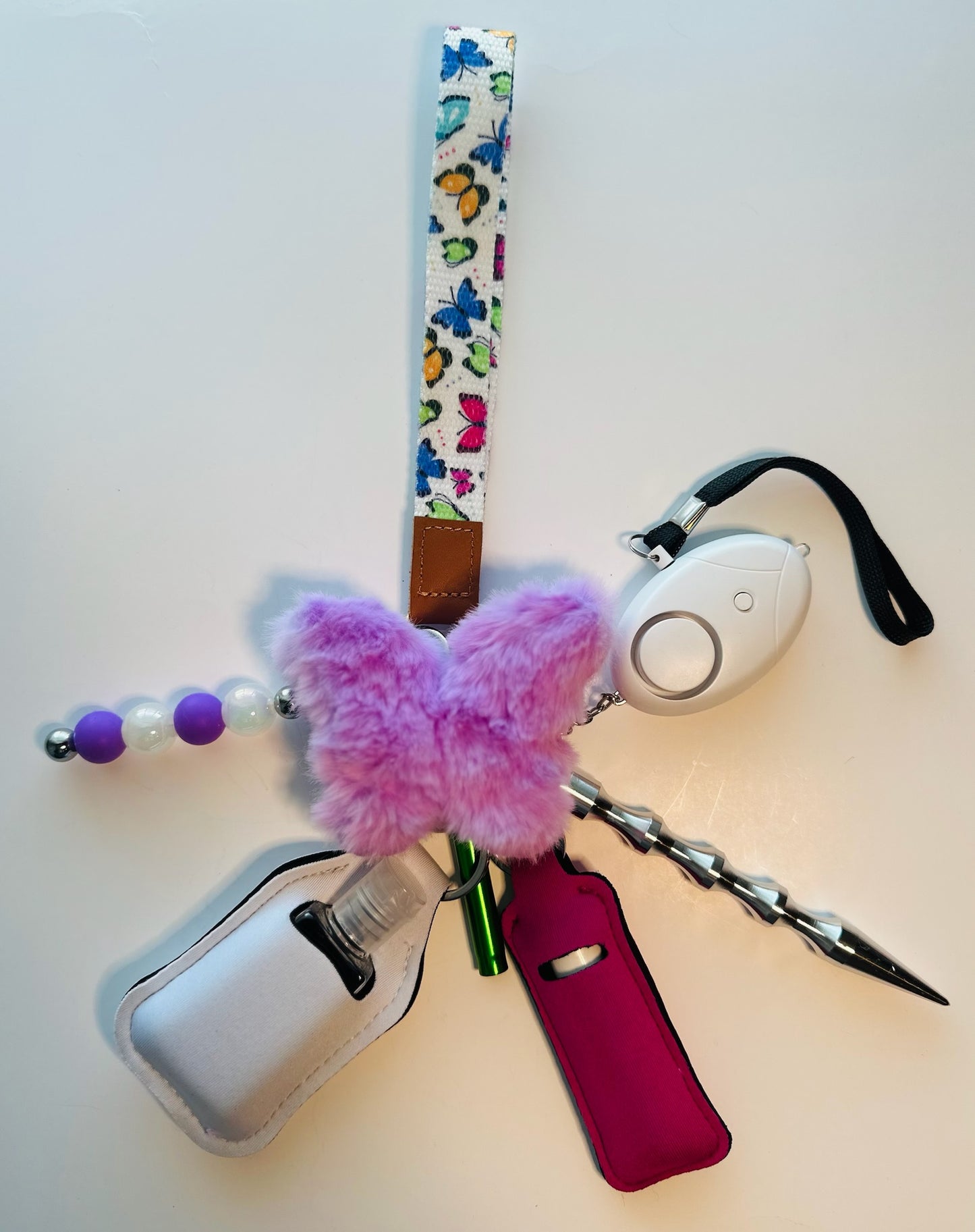 Butterfly Safety Defense Keychain