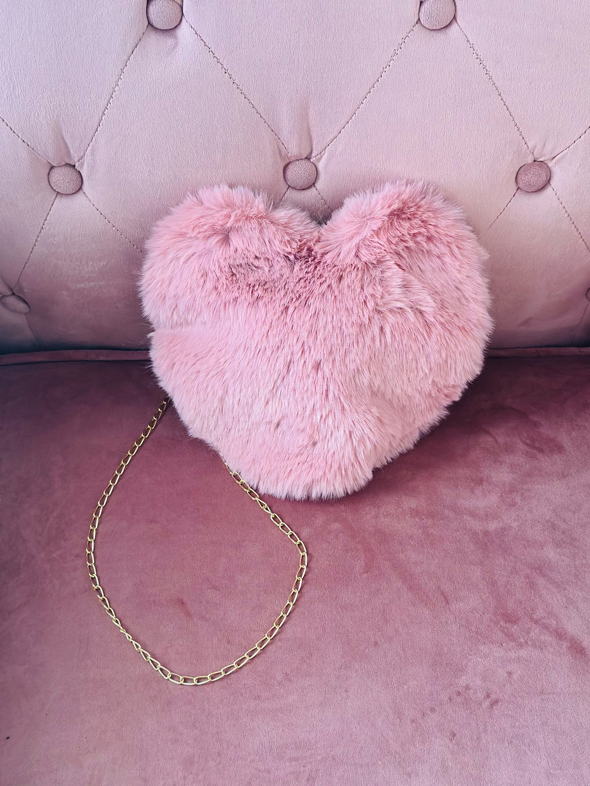 Pink Heart Shaped Purse