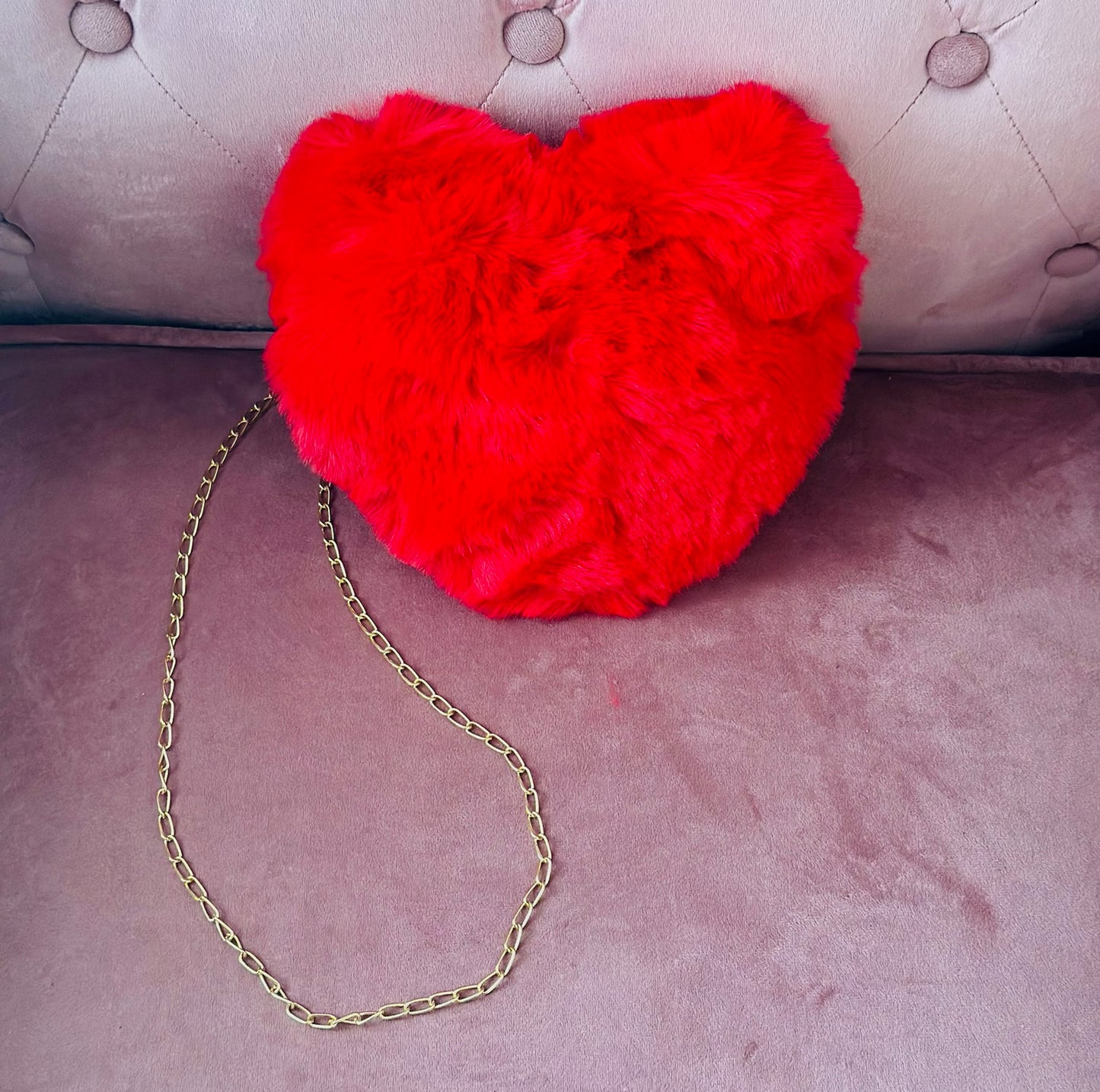 Red Heart Shape Purse