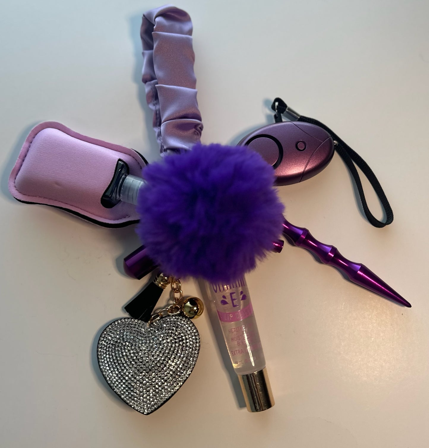 Purple Pie Safety Defense Keychain